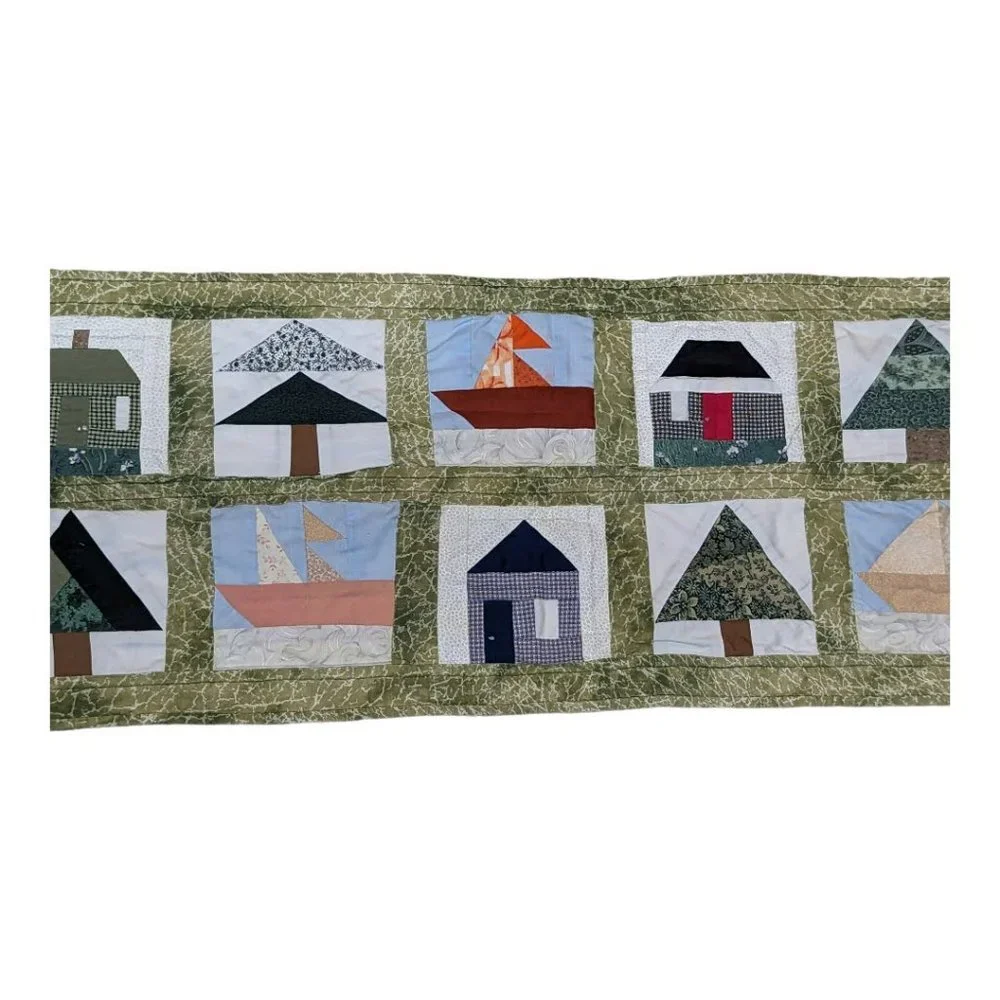 Rustic Tree Table Runner 50" x 10" - Picture 4 of 8